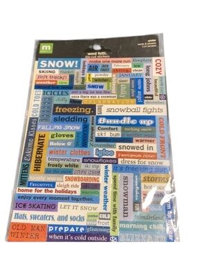 Making memories die cut stickers